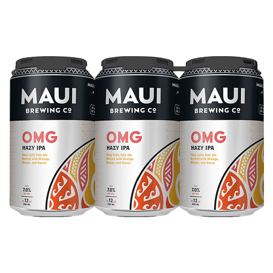 Maui Brewing Omg Hazy IPA  6pk 12oz Can 7% ABV