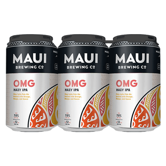 Maui Brewing Omg Hazy IPA  6pk 12oz Can 7% ABV