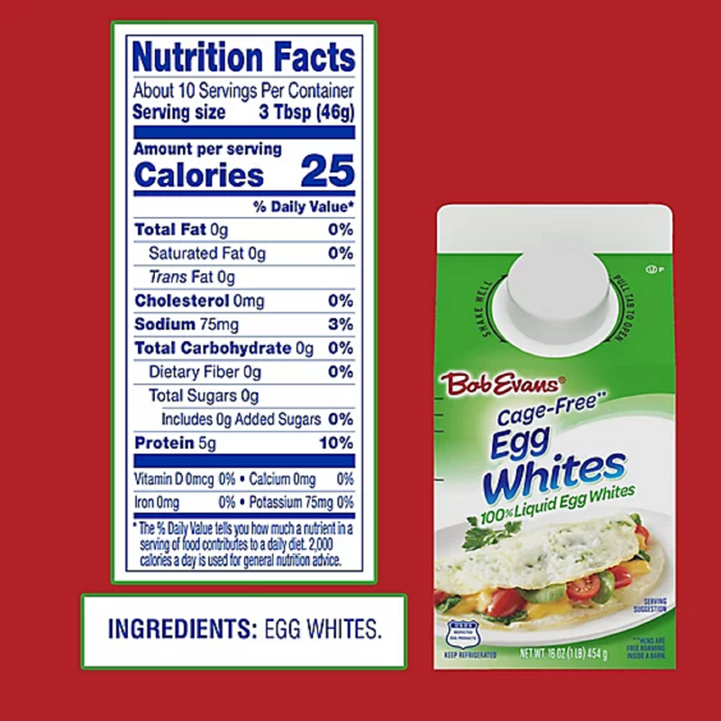 Bob Evans Cage-Free Liquid Egg Whites - 16oz
