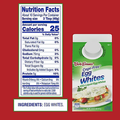 Bob Evans Cage-Free Liquid Egg Whites - 16oz