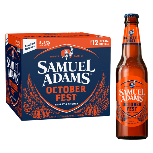 Sam Adams Seasonal Ale 12pk 12oz Bottle 5.3% ABV