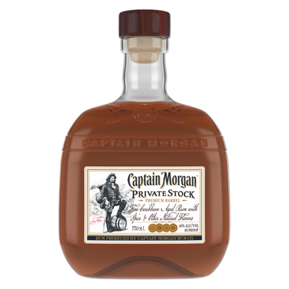 Captain Morgan Private Stock Spiced Rum 750ml (80 Proof)