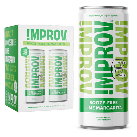 !mprov Booze-Free Lime Margarita 4pk 12oz Can