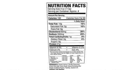 Old Bay Salmon - Avg 1lb