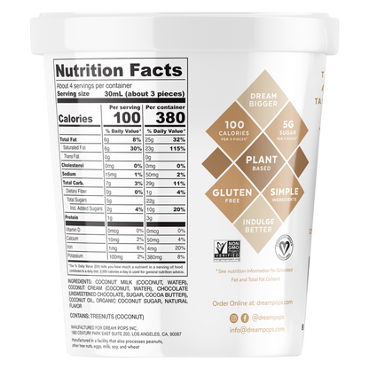 Dream Pops Vanilla Sky Dream Non-Dairy Bites 4oz