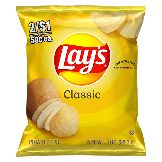 Lays Potato Chips Classic 1 Oz