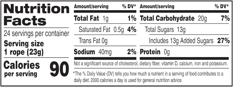 Laffy Taffy Rope Banana, 0.81oz