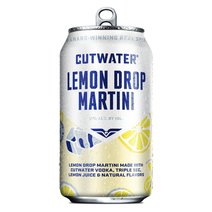 Cutwater Lemon Drop Vodka Martini Single 12oz Can 11% ABV
