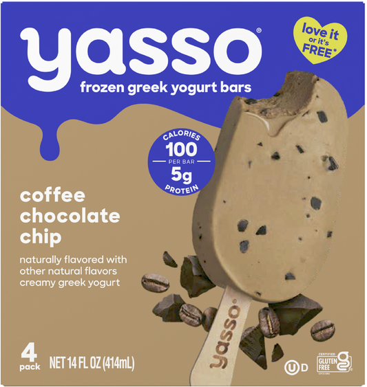 Yasso Coffee Chocolate Chip Bars 4ct