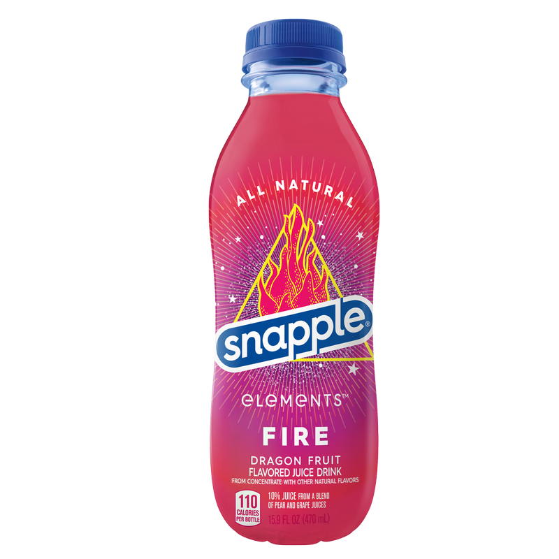 Snapple Elements Fire Dragonfruit 16oz Btl