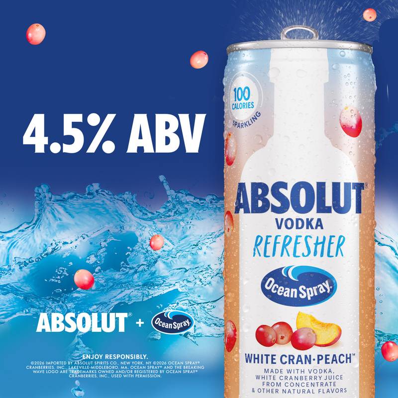 Absolut Vodka Refreshers Variety Pack 8pk 12oz Can