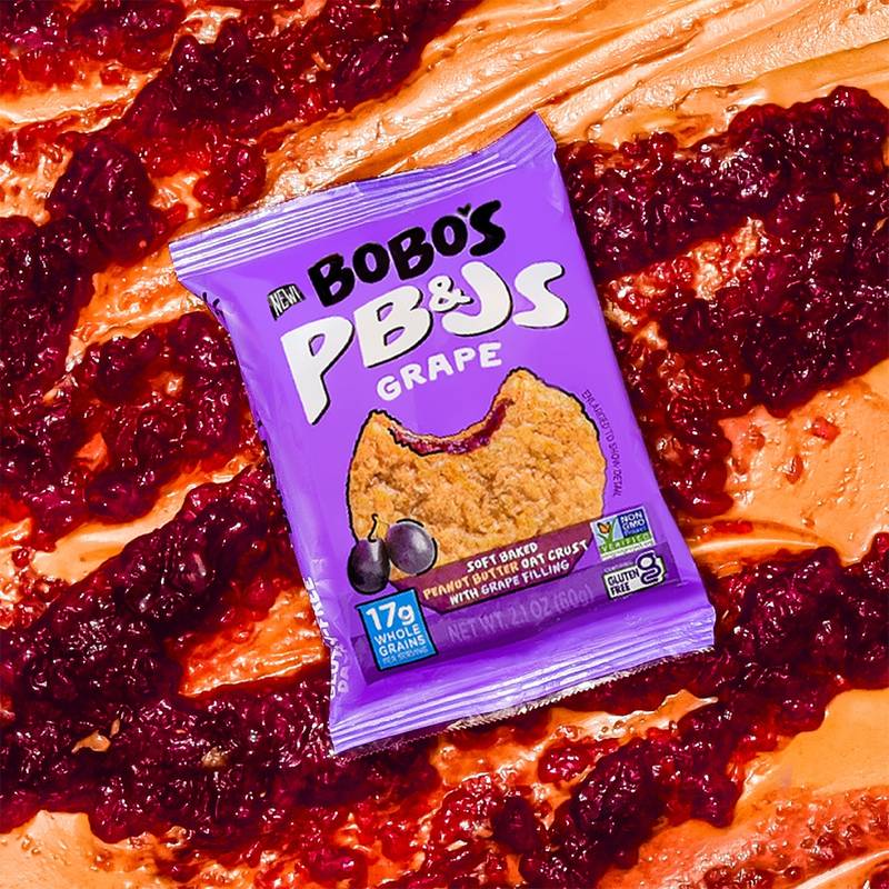 BOBO's Grape PB&J Sandwich Cookie, 2.1oz