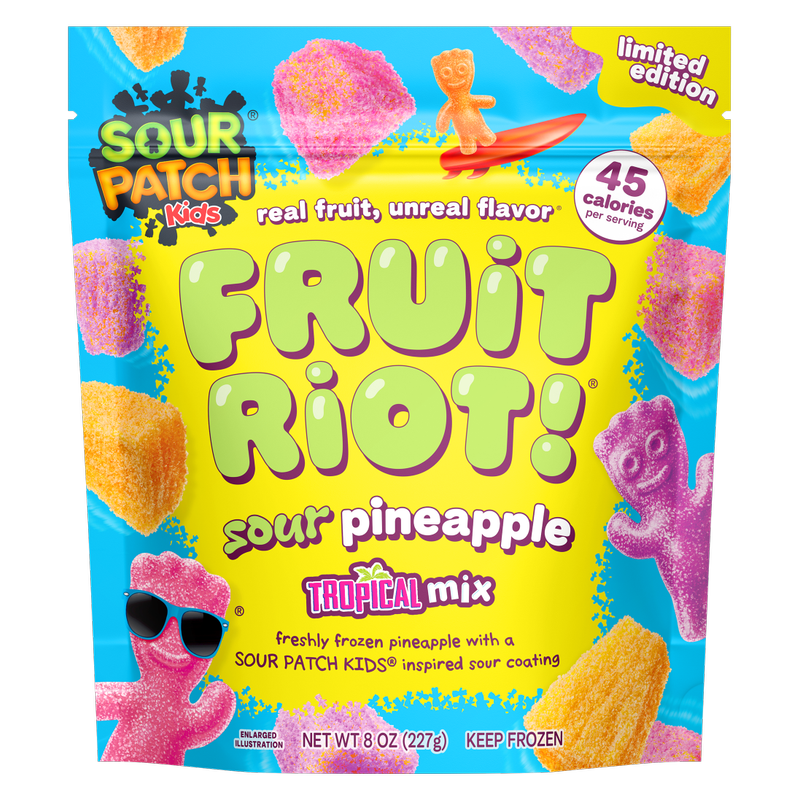 Fruit Riot Frozen Tropical Sour Patch Pineapple 8oz