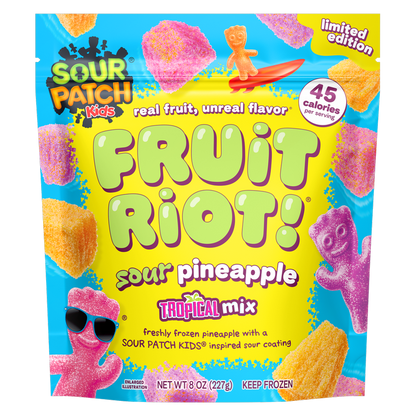 Fruit Riot Frozen Tropical Sour Patch Pineapple 8oz