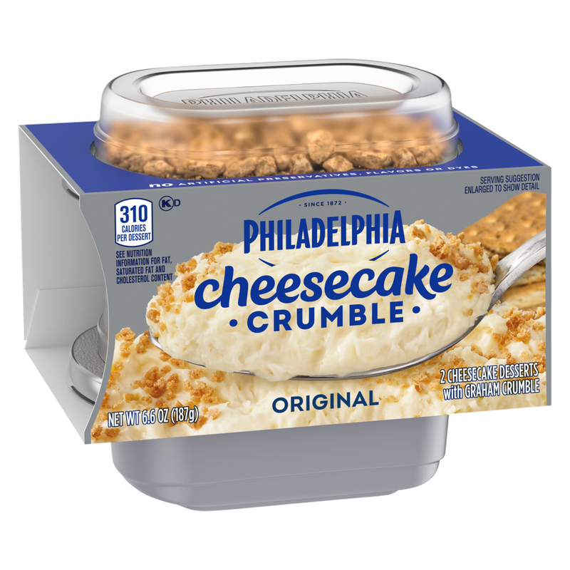 Philadelphia Original Cheesecake Crumble - 2ct/6.6oz