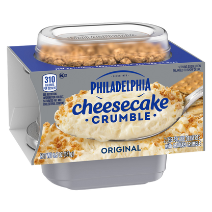 Philadelphia Original Cheesecake Crumble - 2ct/6.6oz