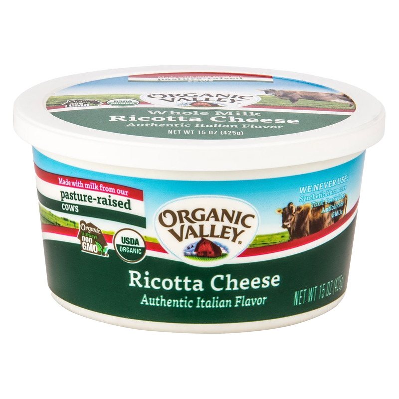 Organic Valley Ricotta Cheese Tub - 15oz