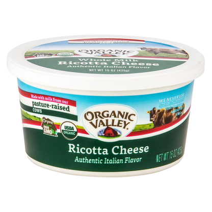 Organic Valley Ricotta Cheese Tub - 15oz
