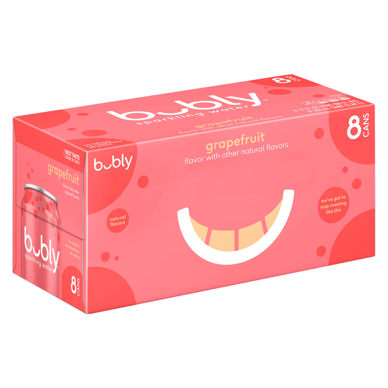 Bubly Grapefruit 8pk 12oz Can