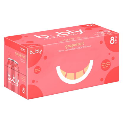 Bubly Grapefruit 8pk 12oz Can